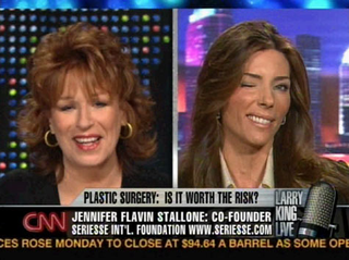 Illustration for article titled Larry King Live: Joy Behar Calls Out Botoxed Self Magazine Beauty Editor